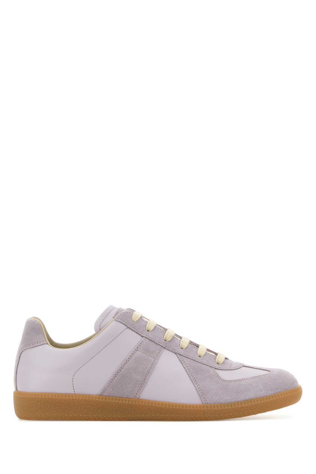 MAISON MARGIELA Leather and Suede Replica Sneaker for Men