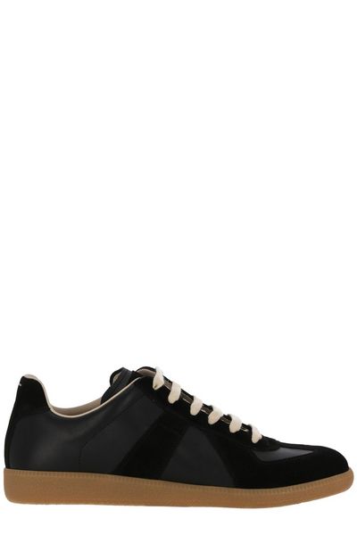 MAISON MARGIELA Replica Leather and Suede Sneakers for Men