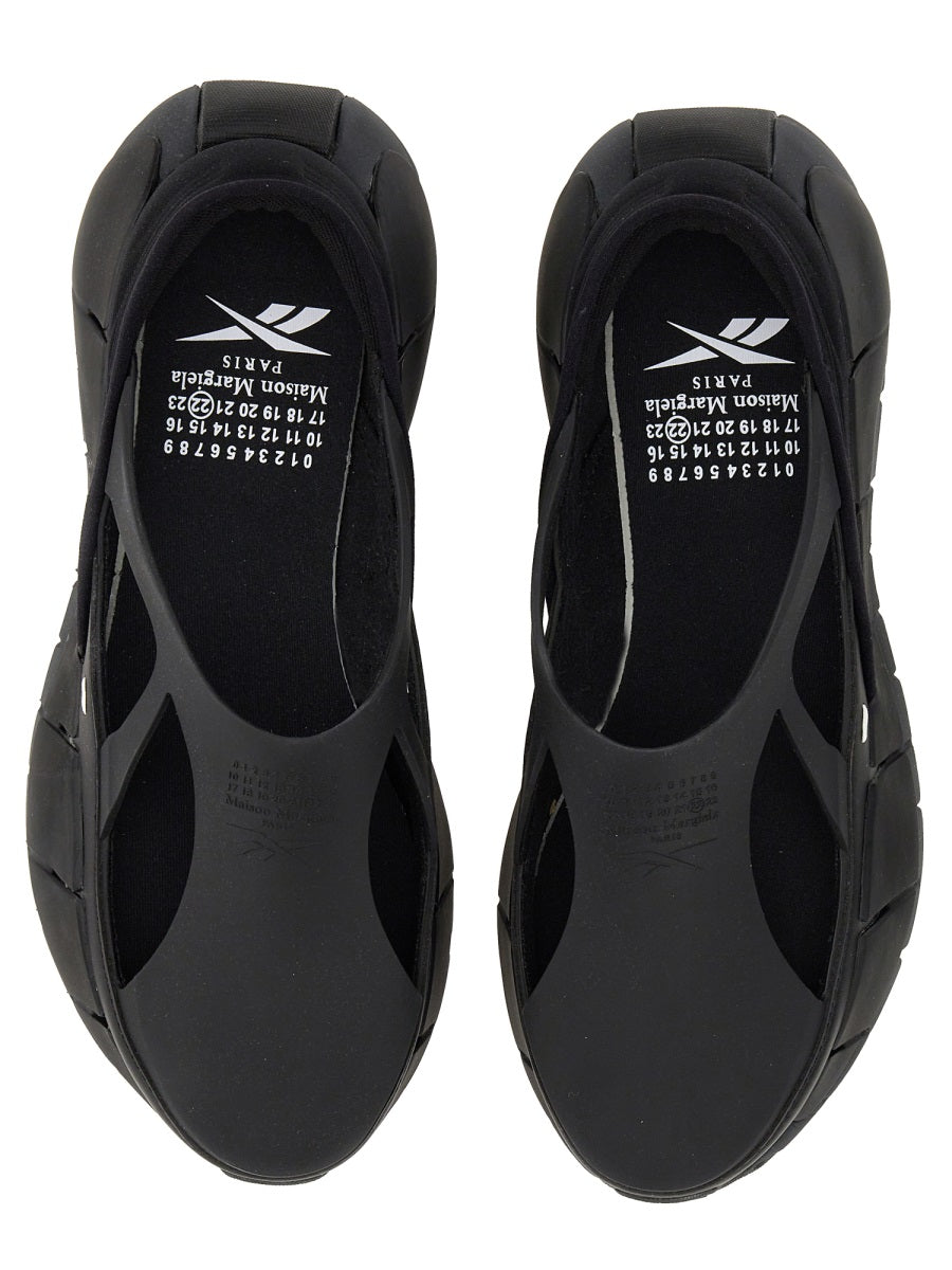 REEBOK X MARGIELA Oversized Sole Sneakers with Unique Creased Design