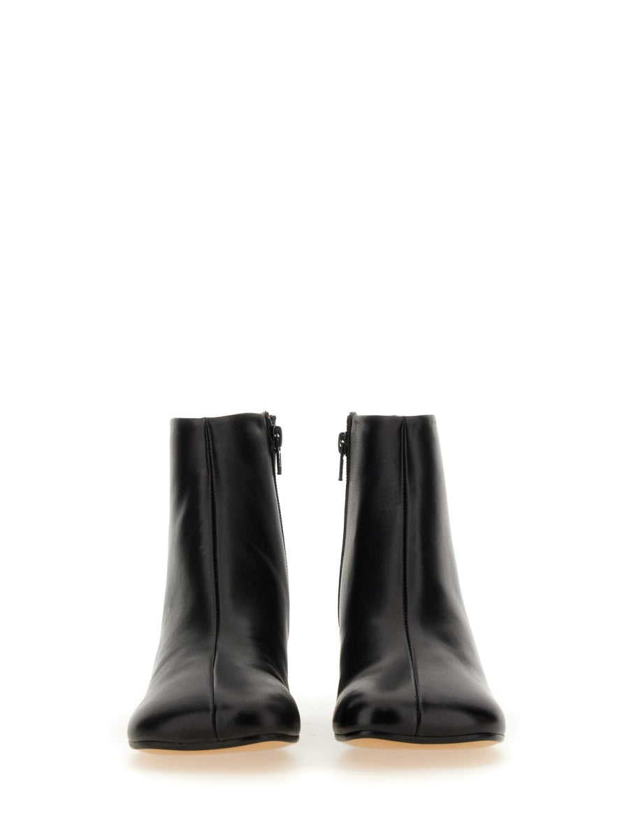MM6 MAISON MARGIELA Stylish Leather Ankle Boots for Women