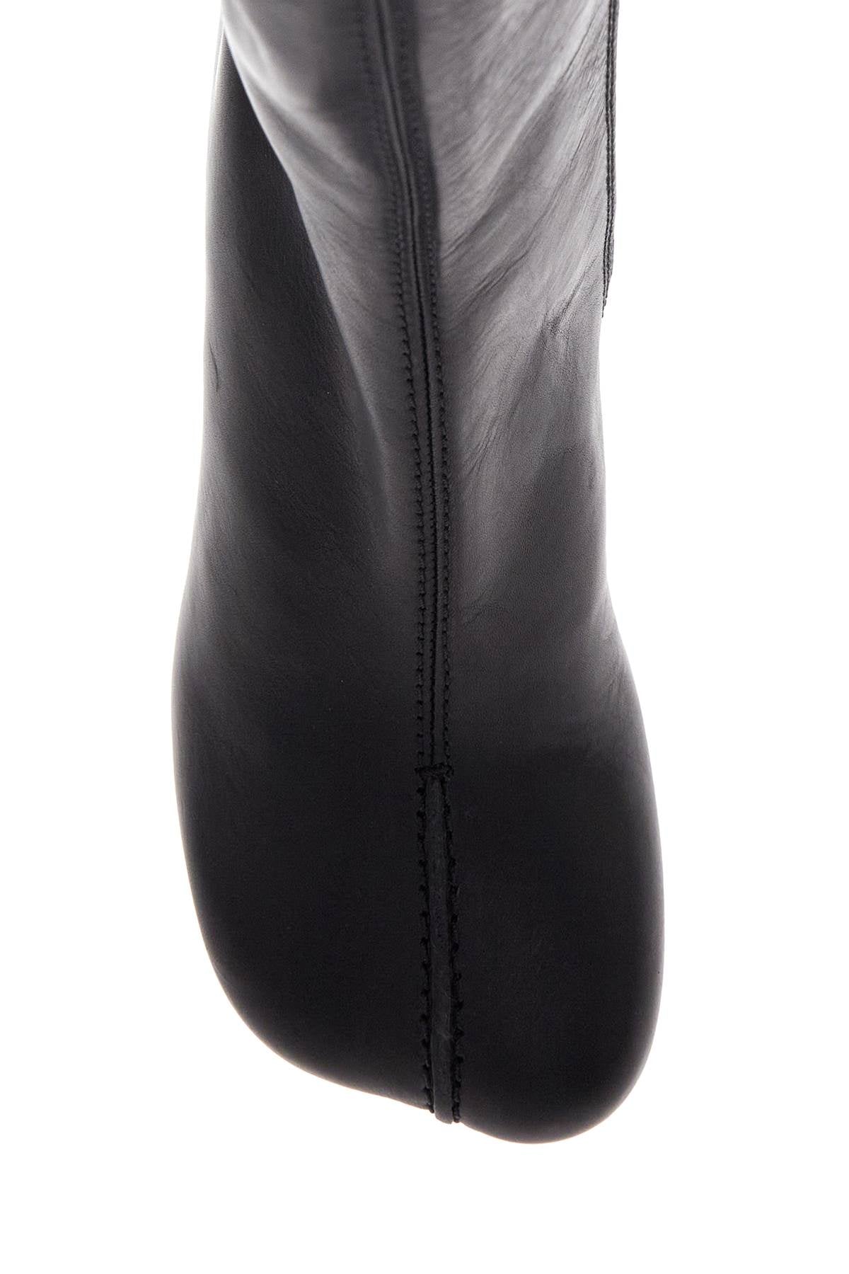 MM6 MAISON MARGIELA Elegant Leather Ankle Boots for Women