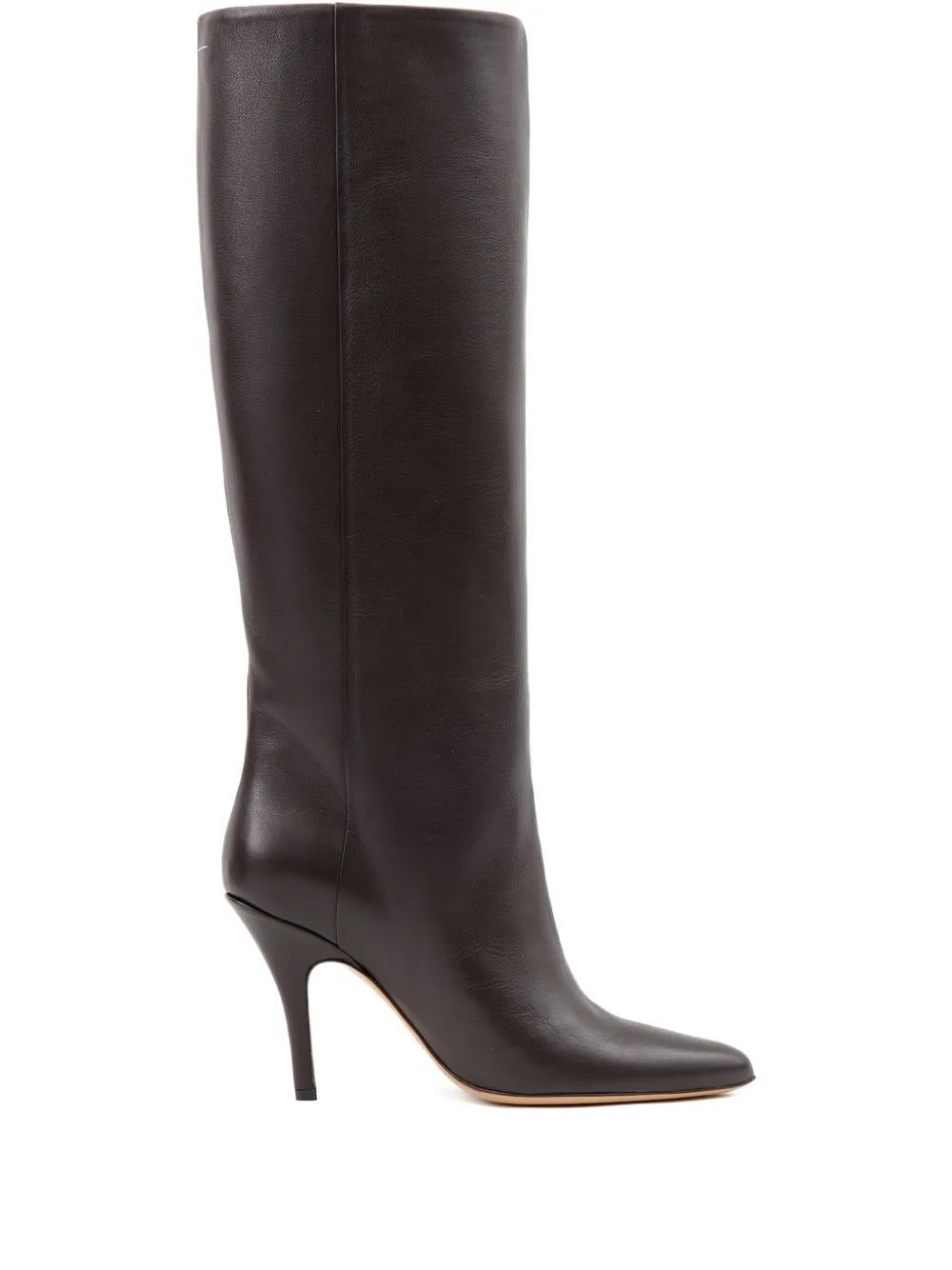 MM6 MAISON MARGIELA Knee-High Heeled Boots for Women