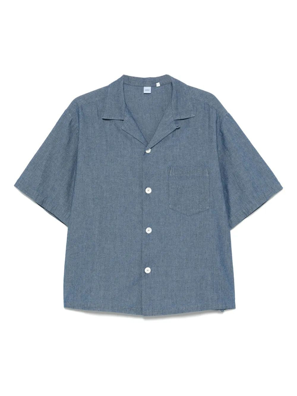 ASPESI Men's Mini Blue Shirt for SS25