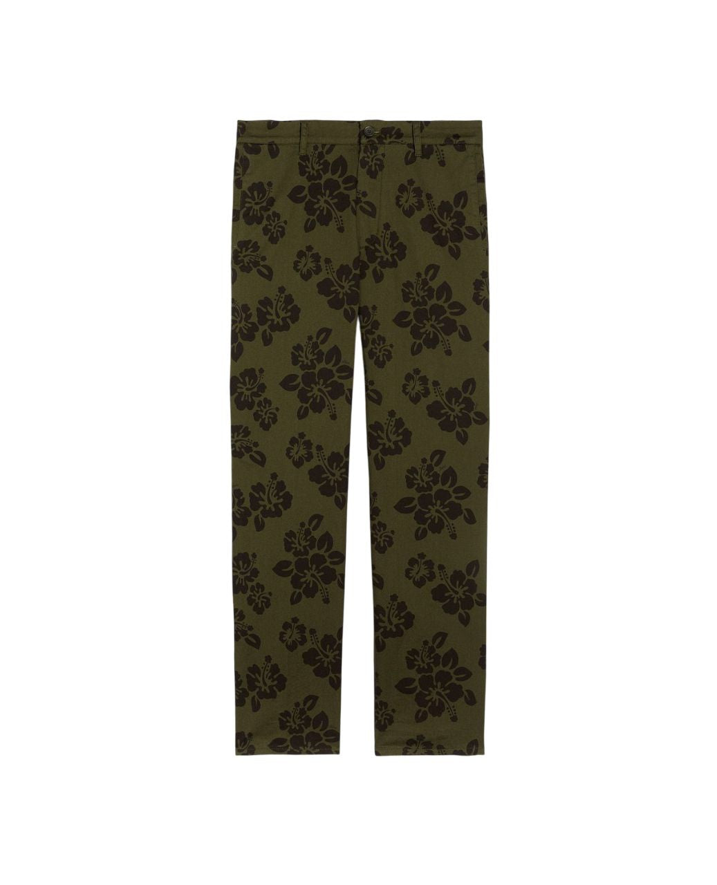 ASPESI Mini Hibiscus Print Pants for Men