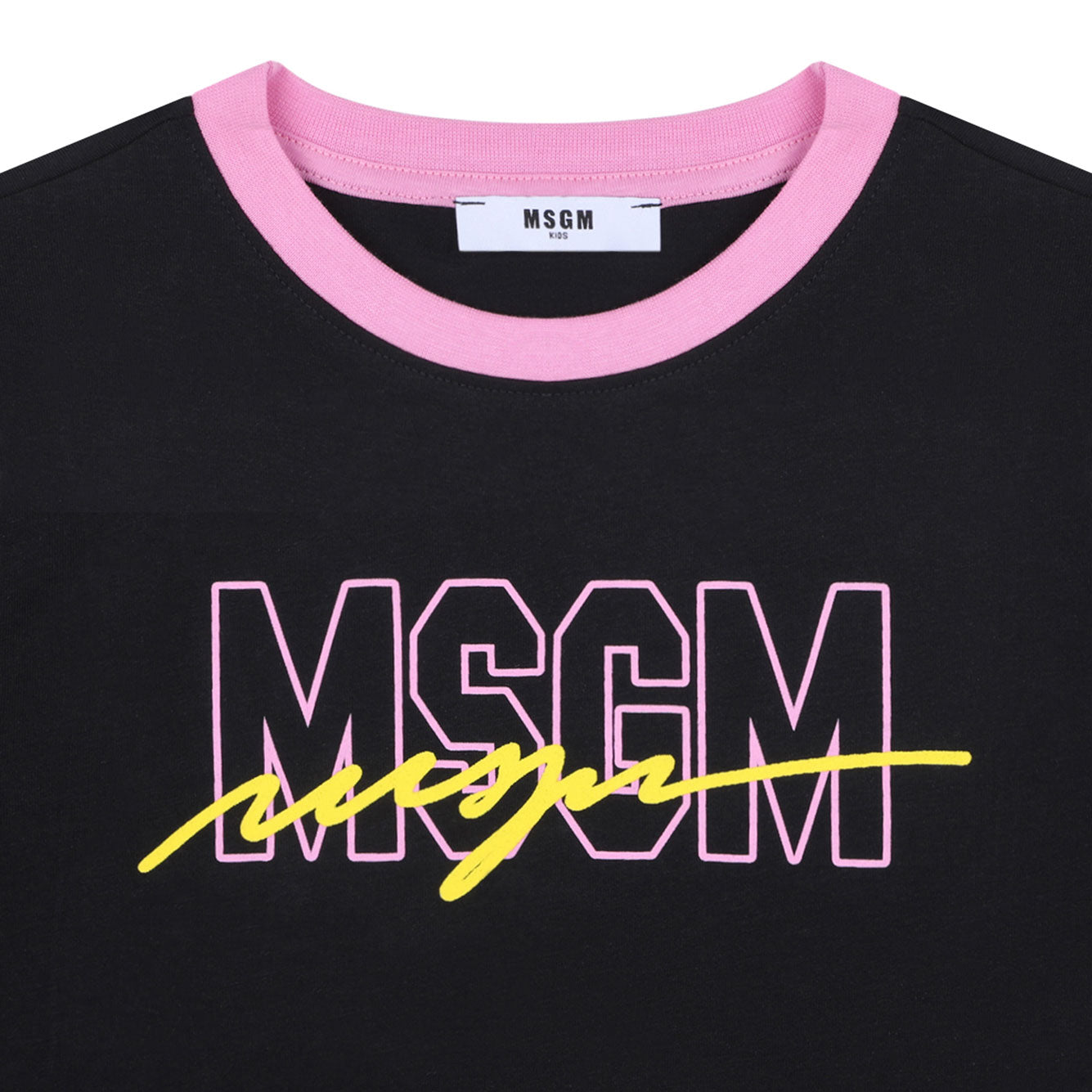 MSGM KIDS Mini Cotton T-Shirt for Girls