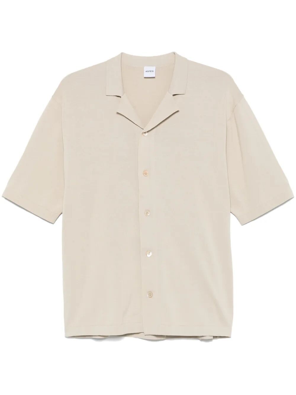 ASPESI Men's Short Sleeves Bowling Shirt