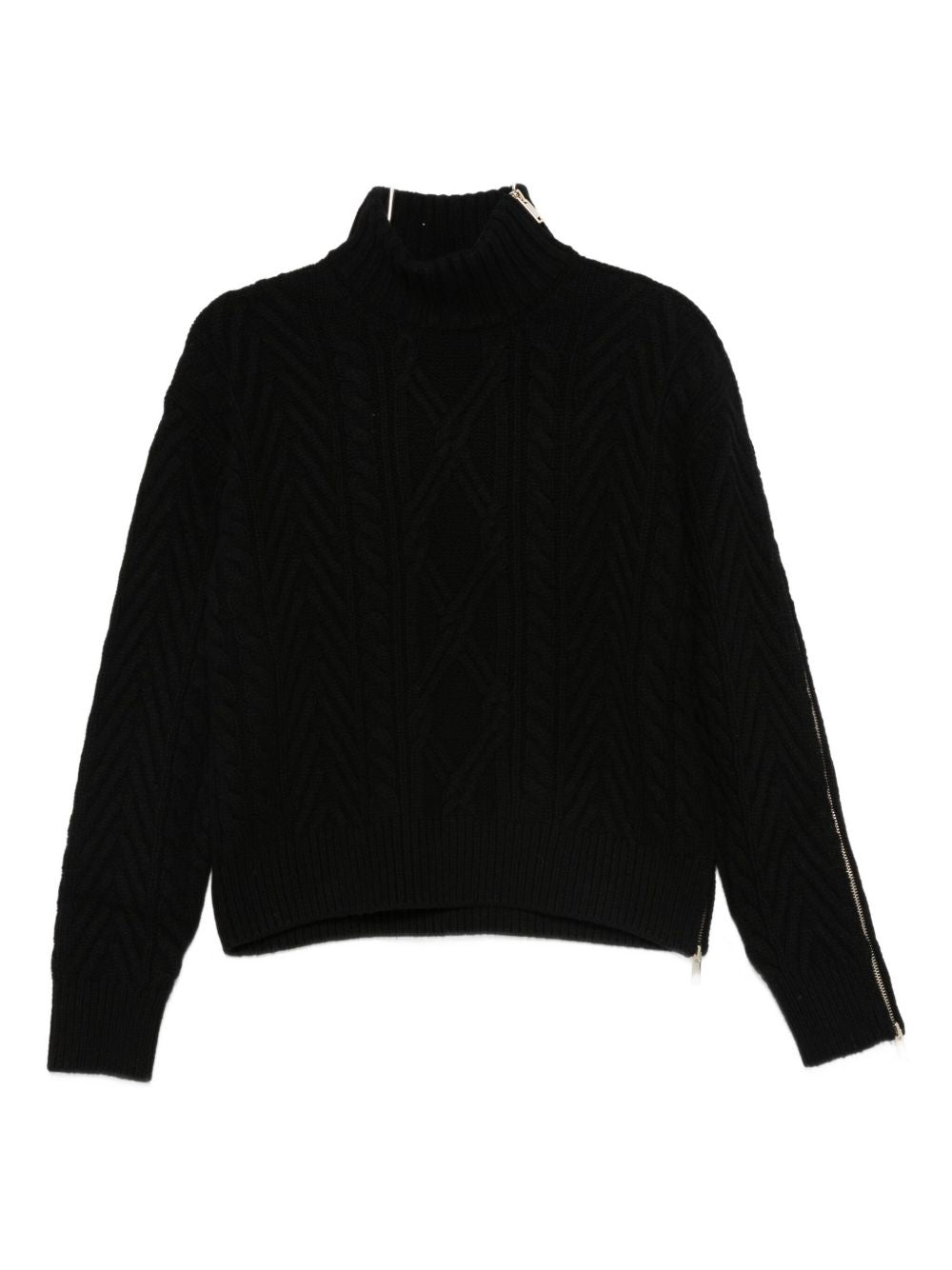 SEMICOUTURE Knit Zip-Sleeve Sweater for Women