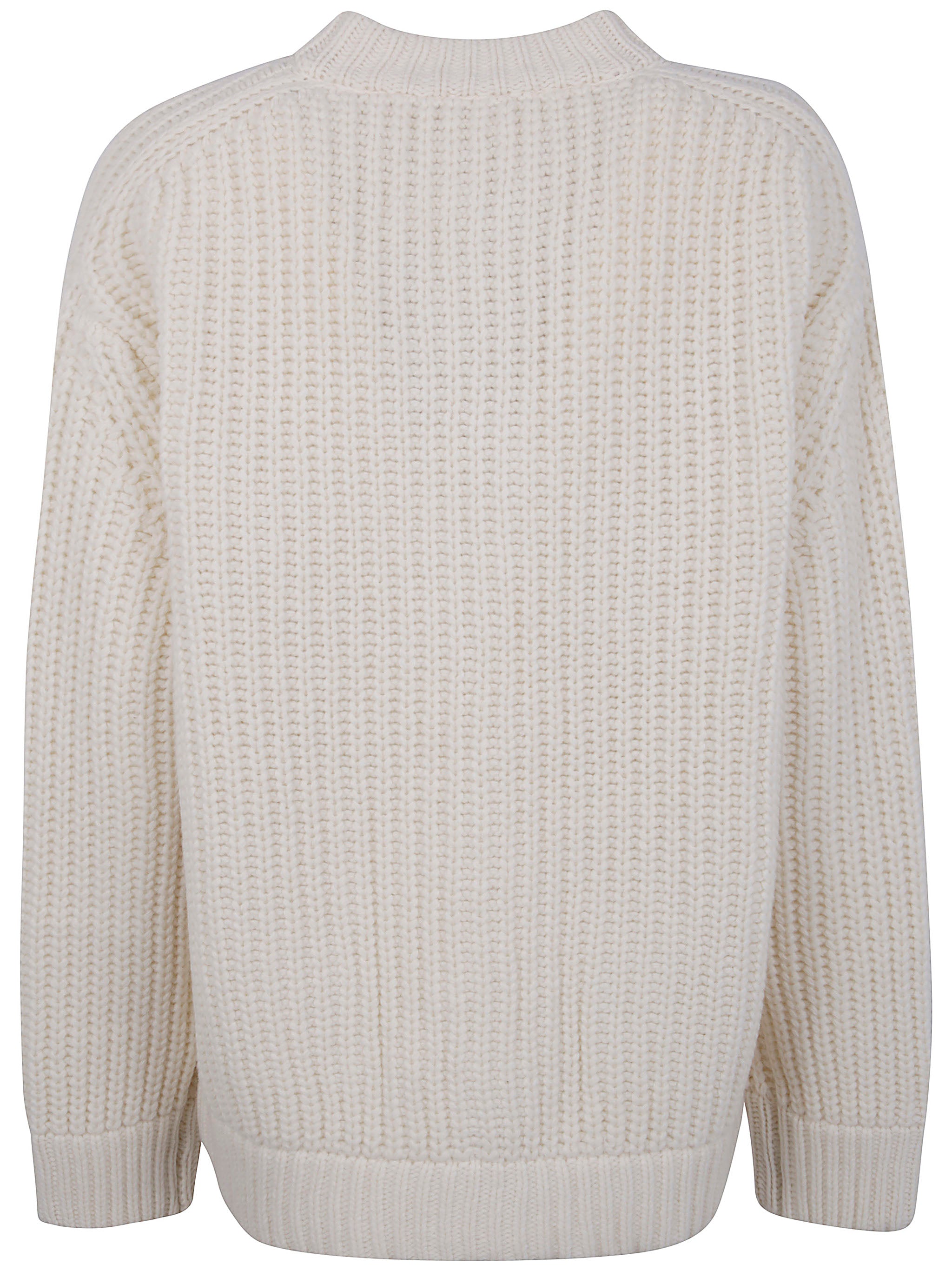 SEMICOUTURE Ribbed Knit Buttoned Cardigan for Women