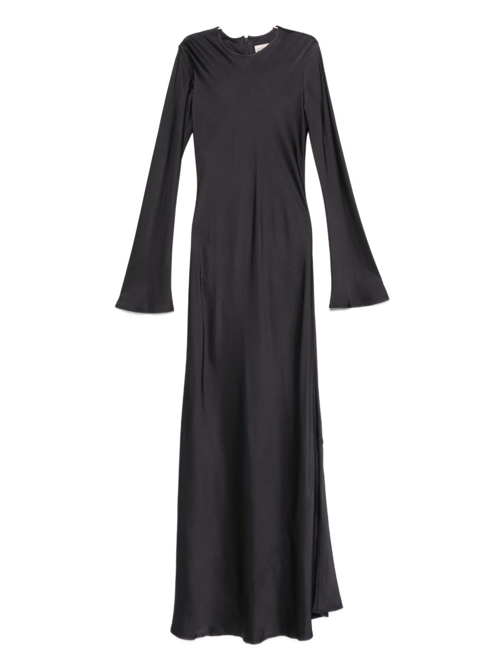 SEMICOUTURE Flared Sleeves Floor-Length Gown