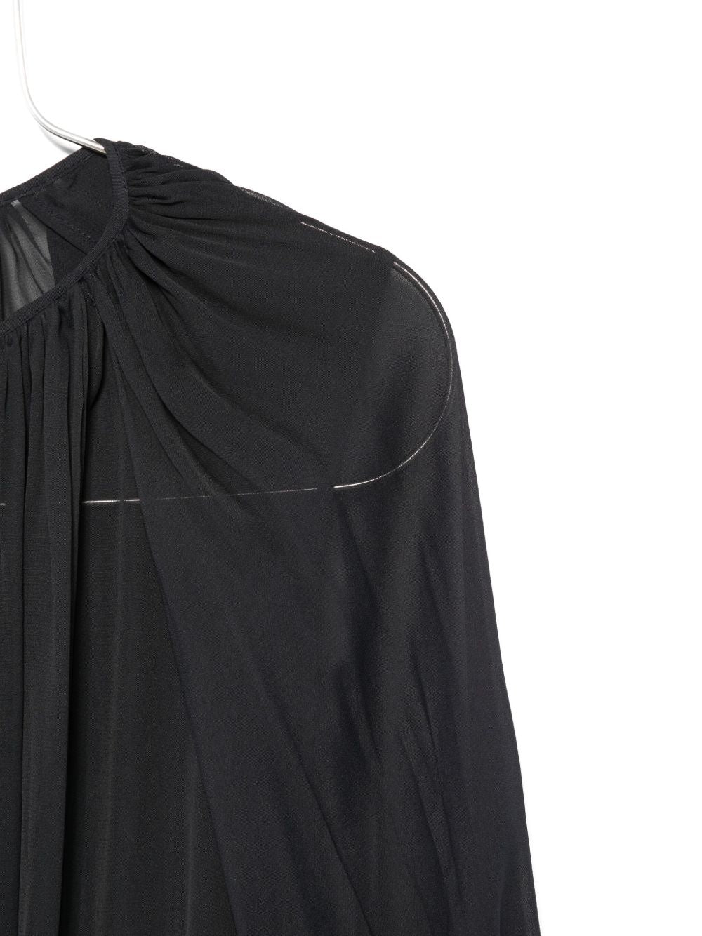 SEMICOUTURE Semi-Sheer Buttoned Blouse