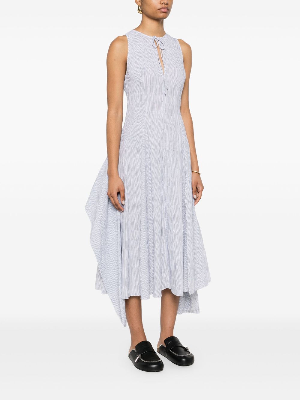 LOEWE Cotton Blend Midi Dress