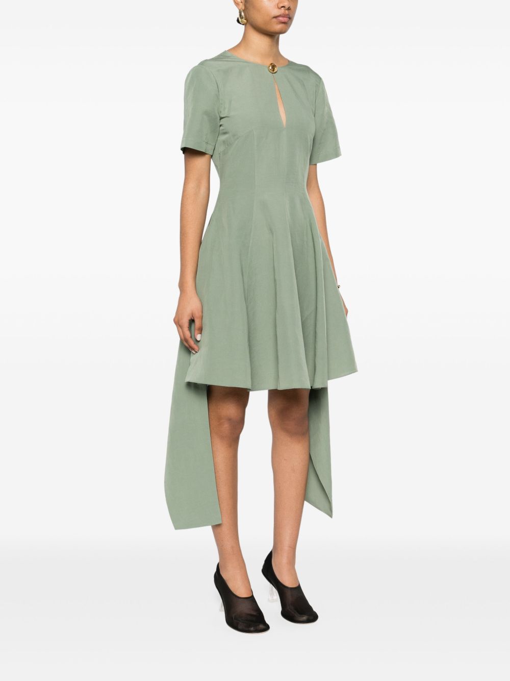 LOEWE Pebble Linen Blend Mini Dress