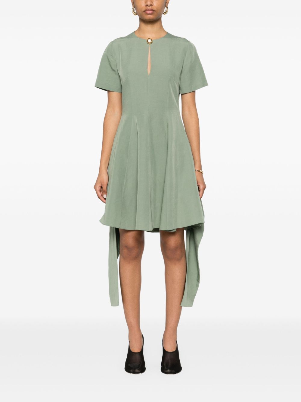 LOEWE Pebble Linen Blend Mini Dress