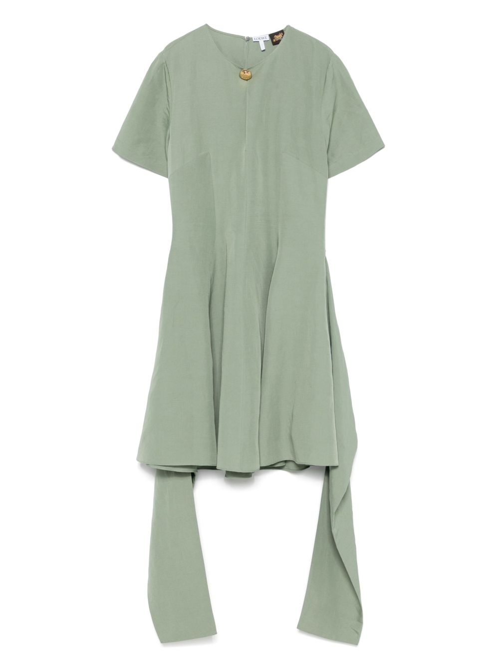 LOEWE Pebble Linen Blend Mini Dress