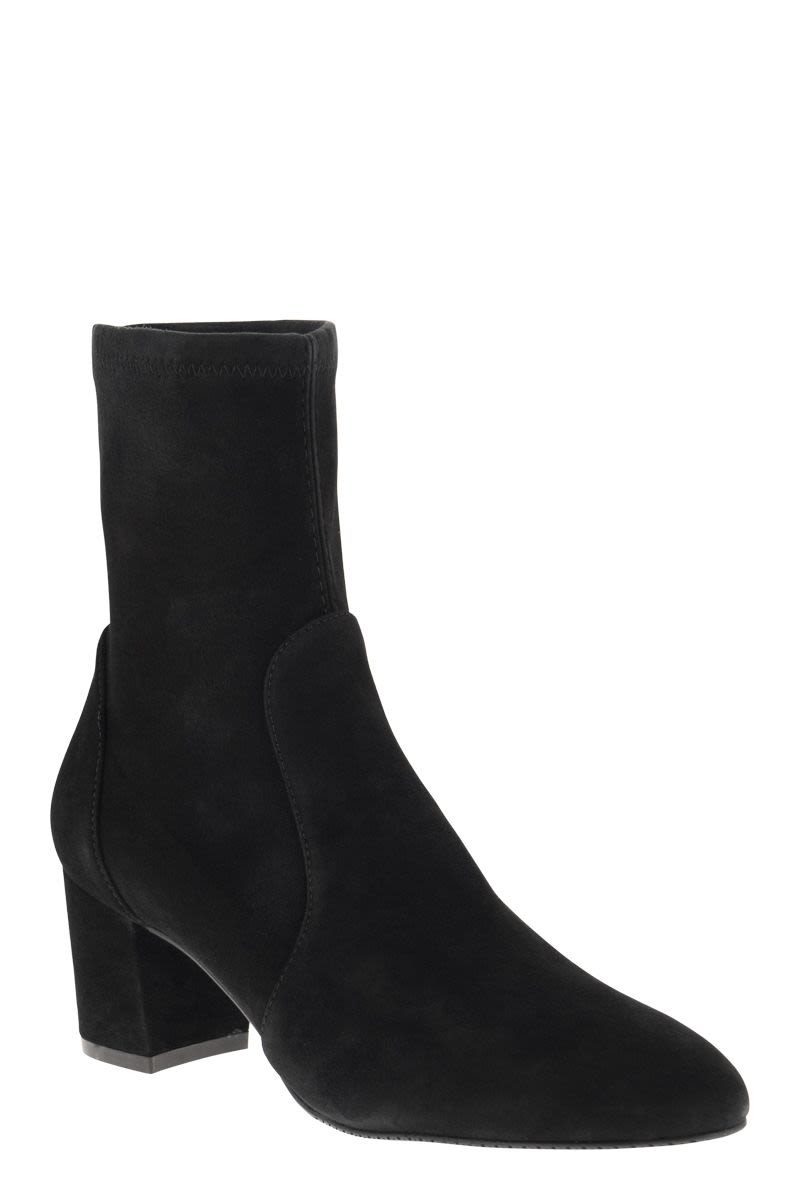 STUART WEITZMAN Yuliana 60 Suede Leather Ankle Boot