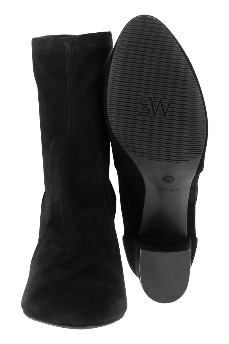 STUART WEITZMAN Yuliana 60 Suede Leather Ankle Boot
