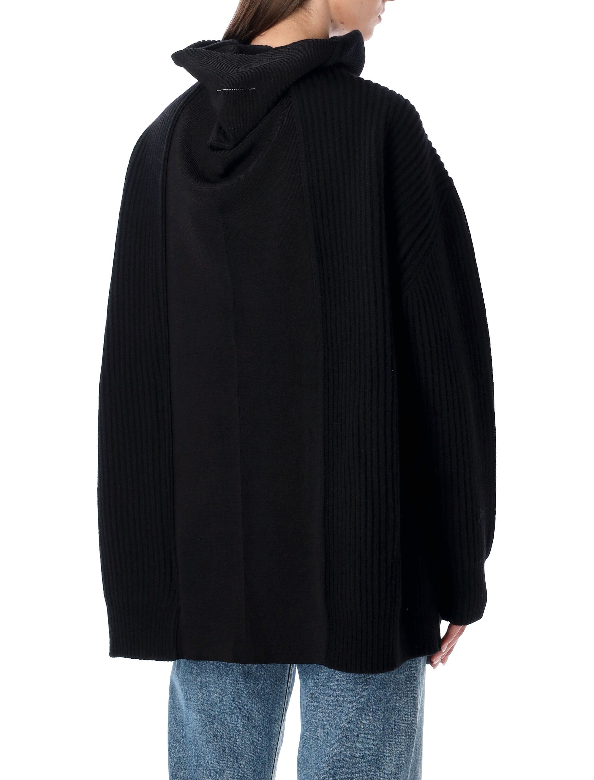 MM6 MAISON MARGIELA Ribbed Wool-Blend Cardigan Dress