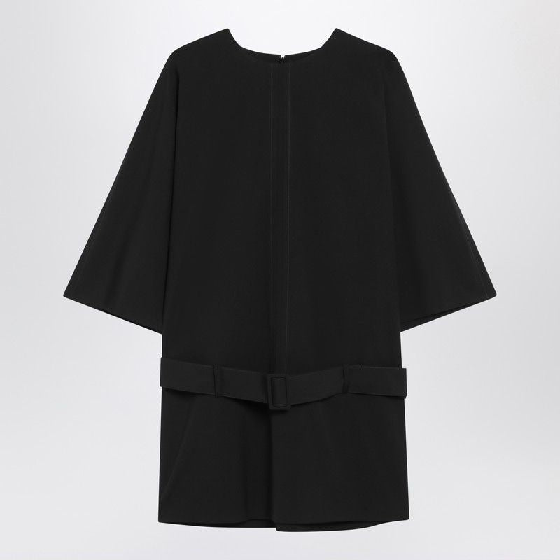 MM6 MAISON MARGIELA Chic Wool-Blend Mini Dress with Belt