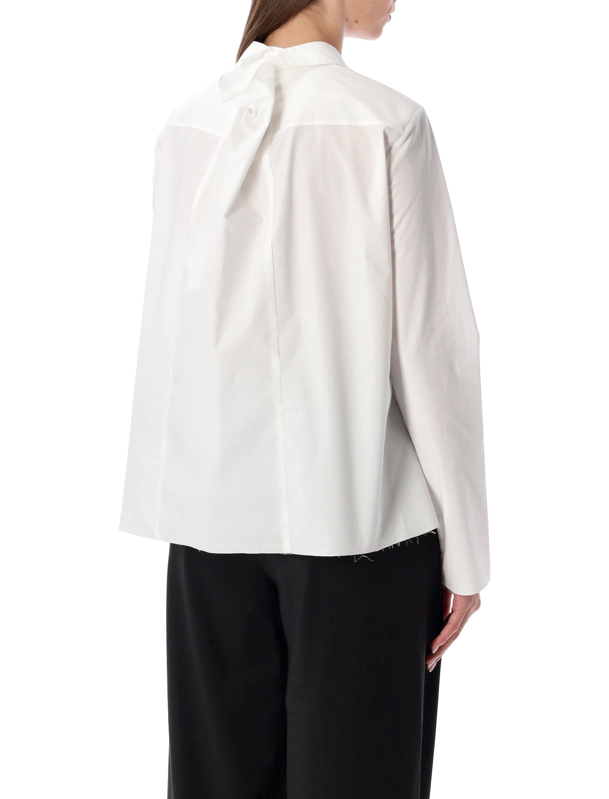 MM6 MAISON MARGIELA Long Sleeved Cotton Shirt for Women