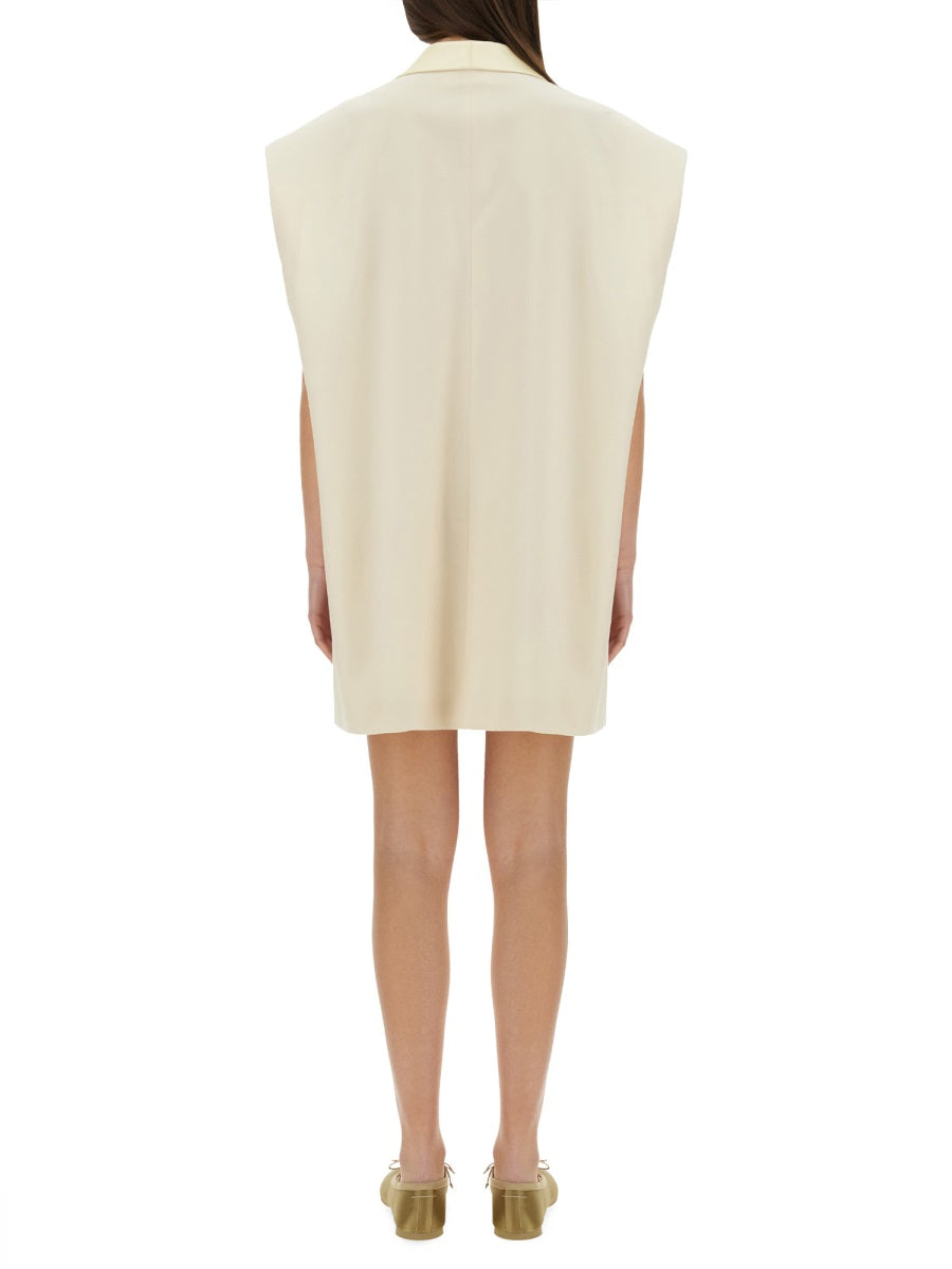 MM6 MAISON MARGIELA Oversized Sleeveless Jacket (Size 38)