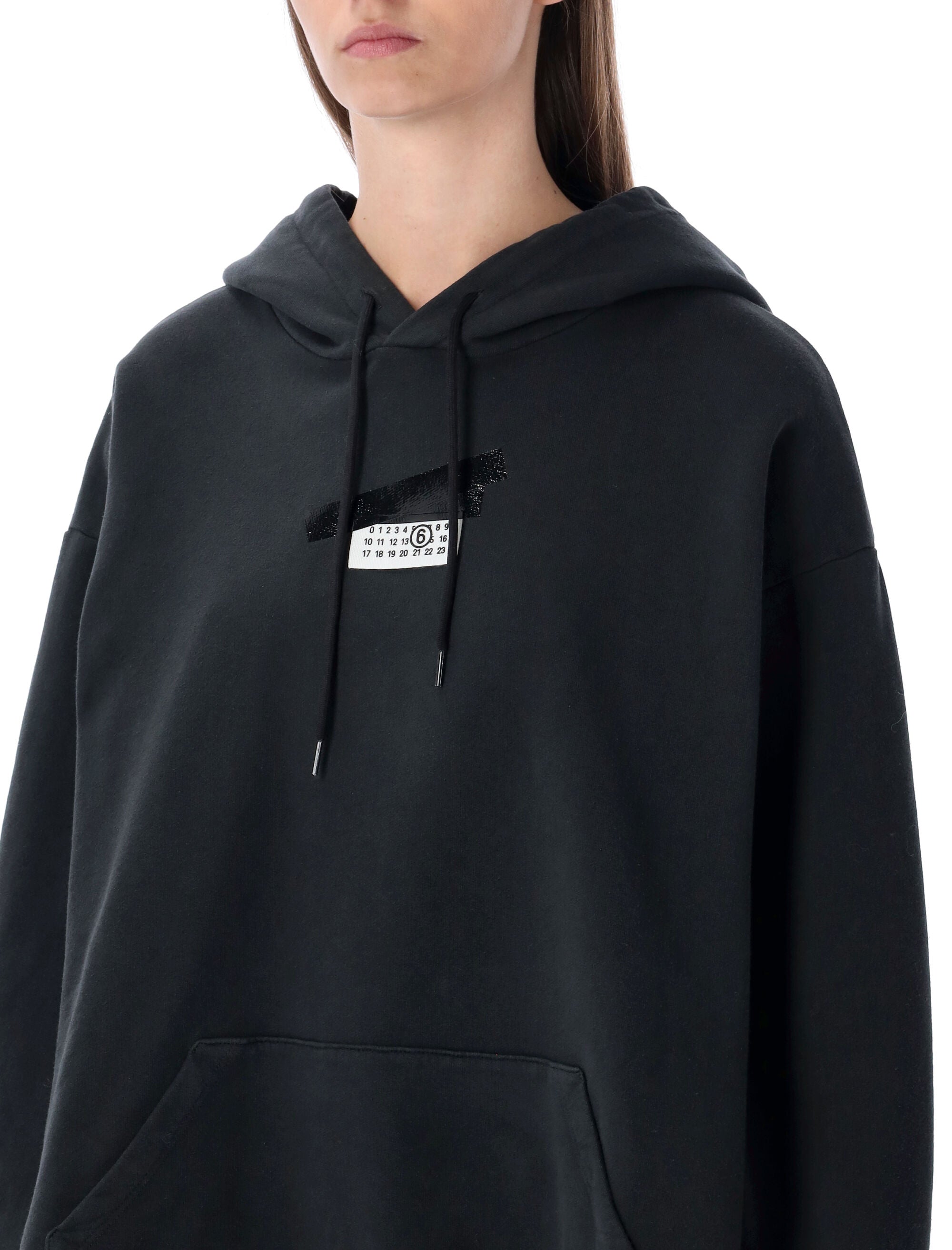 MM6 MAISON MARGIELA Oversized Logo Hoodie - Women's Size S