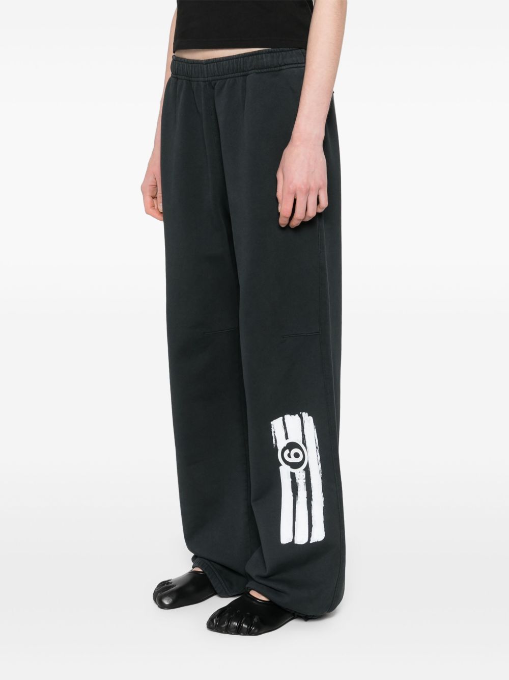 MM6 MAISON MARGIELA Elasticated Waist Trousers with Cuffs for Women