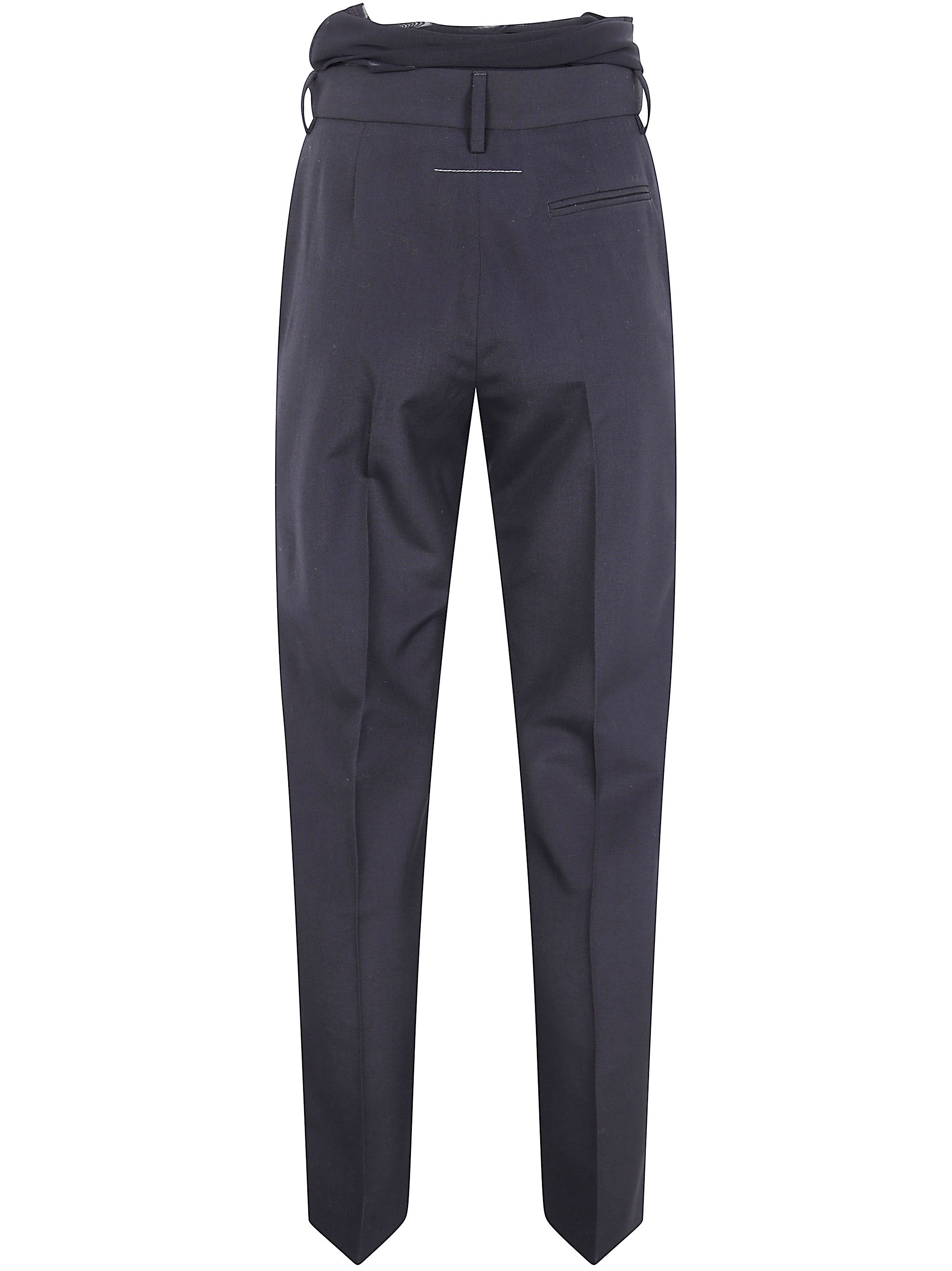 MM6 MAISON MARGIELA Draped Layered Trousers for Women