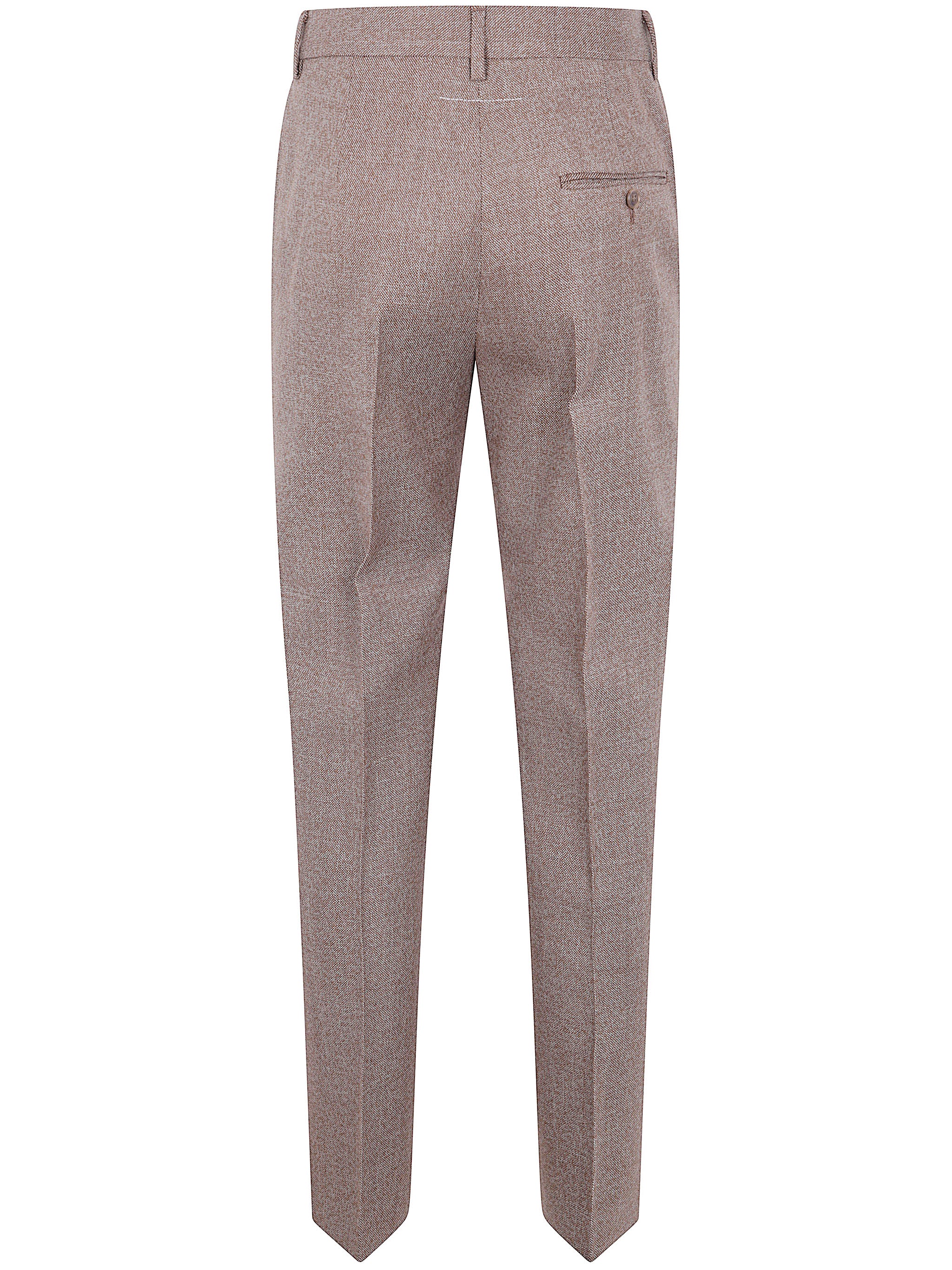 MM6 MAISON MARGIELA Tailored Trousers in Textured Wool for Women