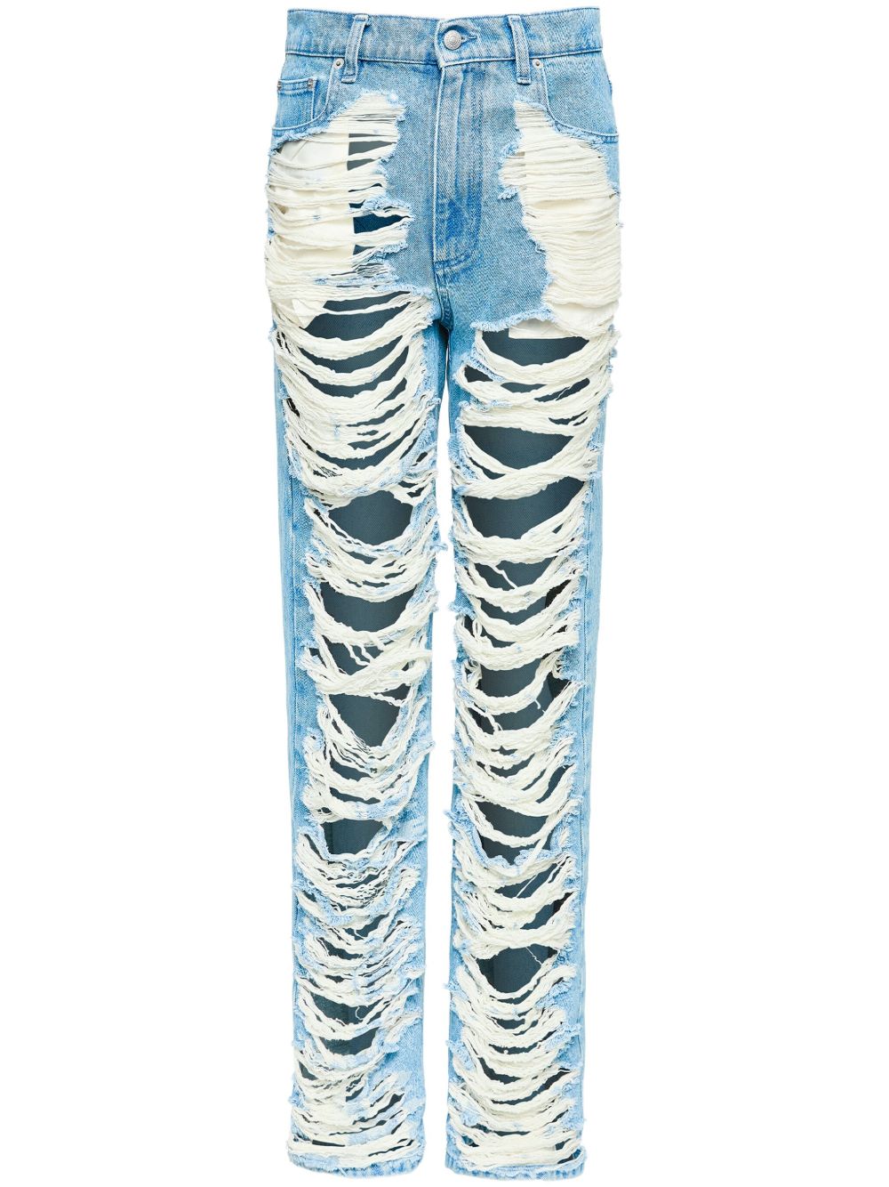 MM6 MAISON MARGIELA Classic Denim Jeans with Concealed Fly - Women