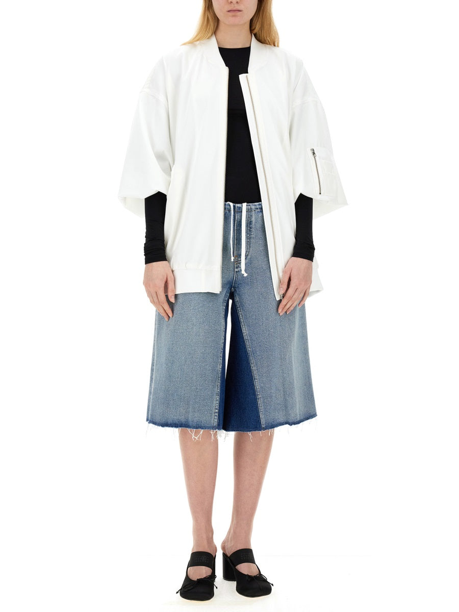 MM6 MAISON MARGIELA Long Sleeved Slim Fit Leotard - Size S