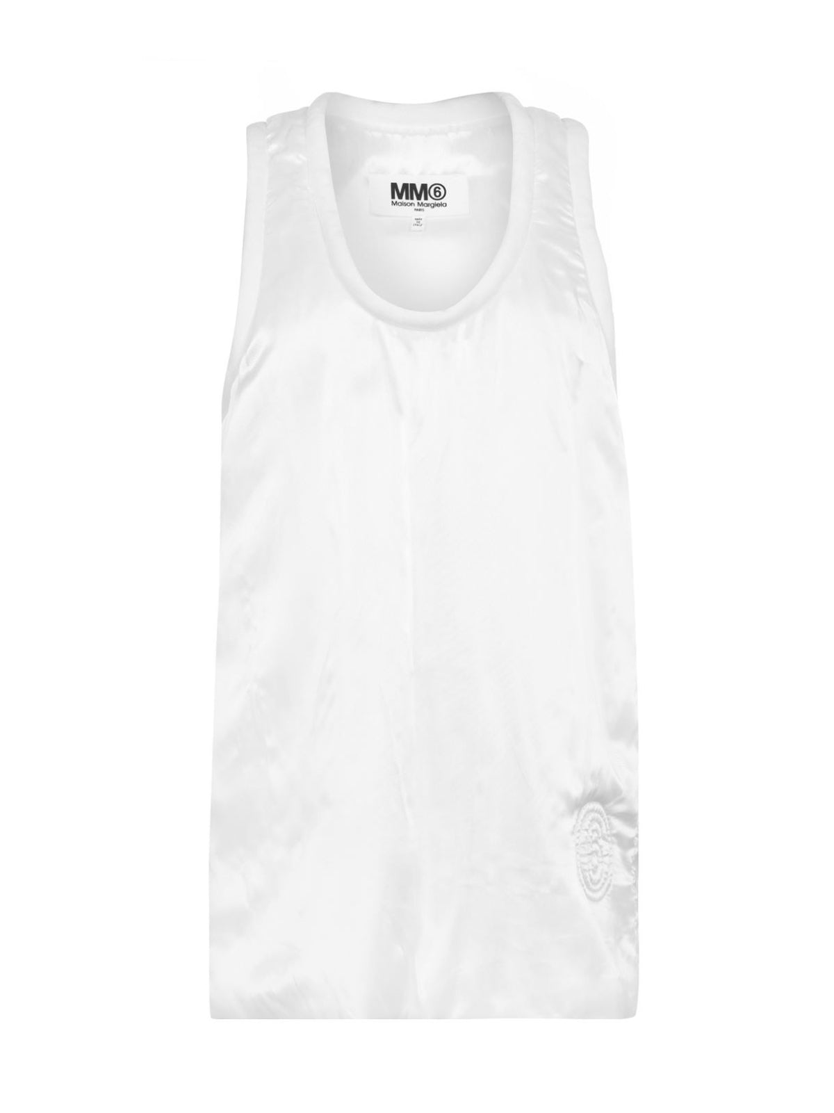 MAISON MARGIELA Sleeveless Logo Padded Tank Top