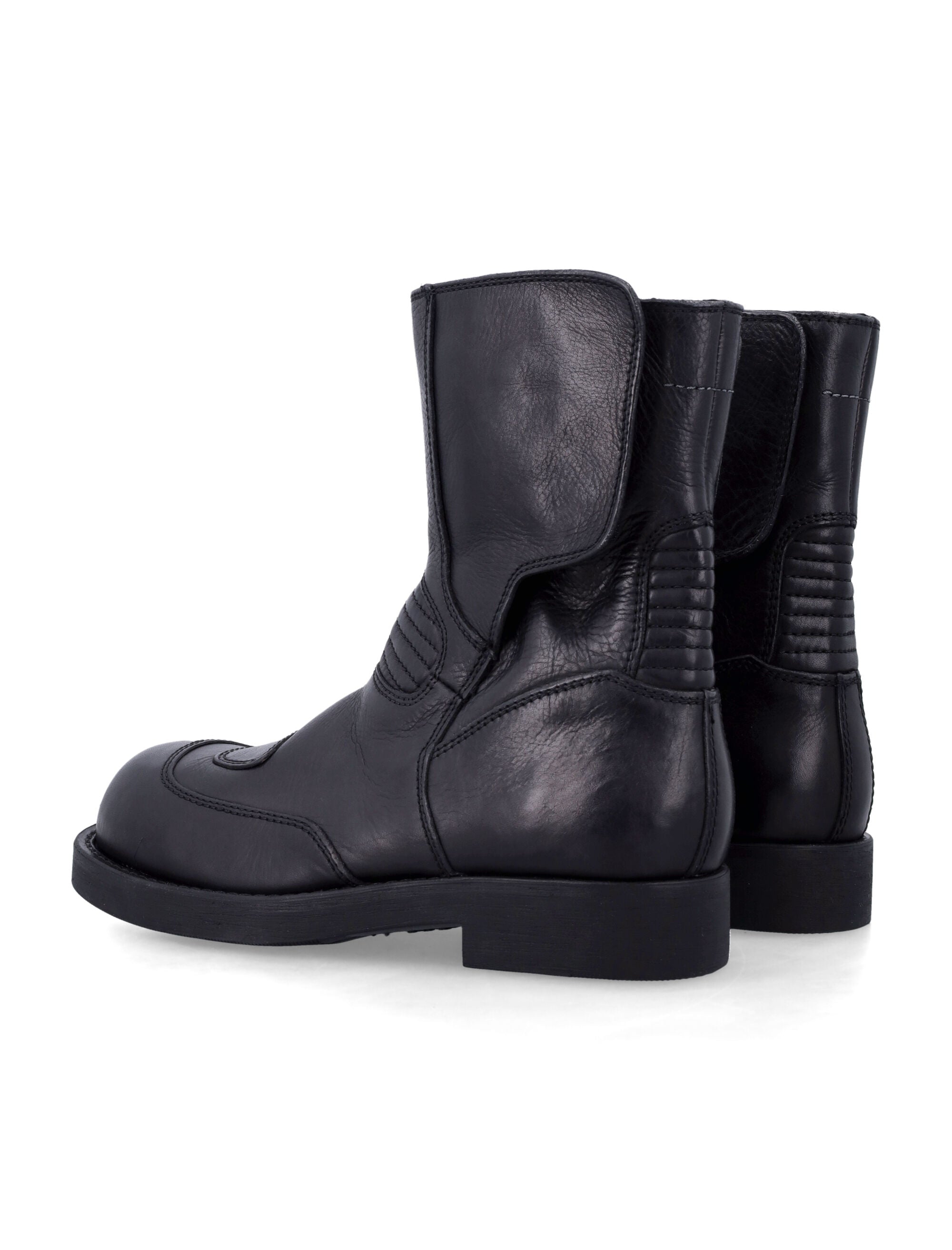 MM6 MAISON MARGIELA Biker Ankle Boots - Women's Size