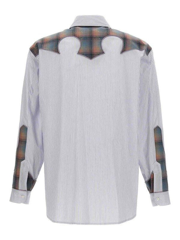MAISON MARGIELA Striped Shirt with Button Front Closure