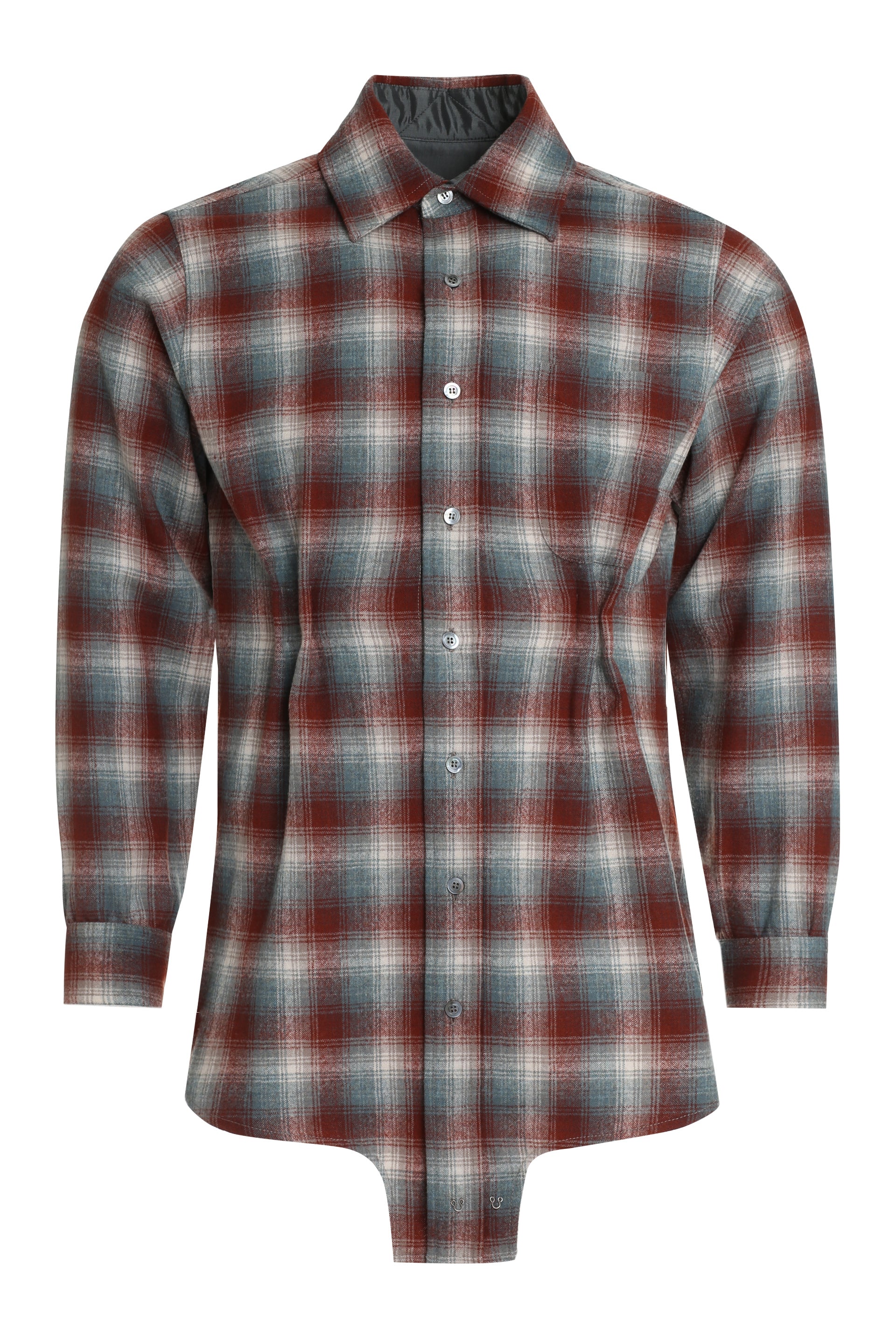 MAISON MARGIELA Checkered Design Wool Shirt - FW23