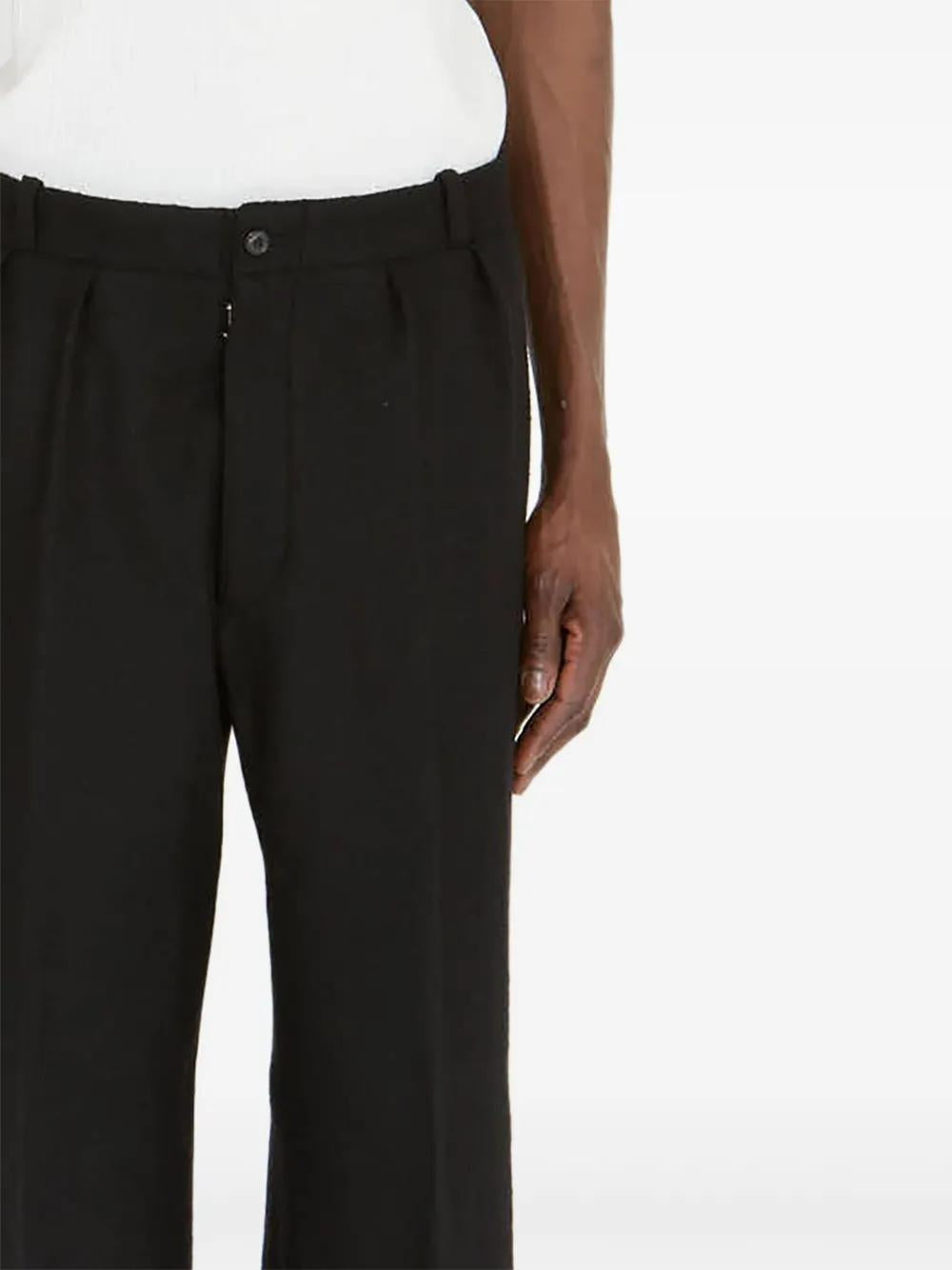 MAISON MARGIELA Pleated Trousers - Regular Fit Straight Leg