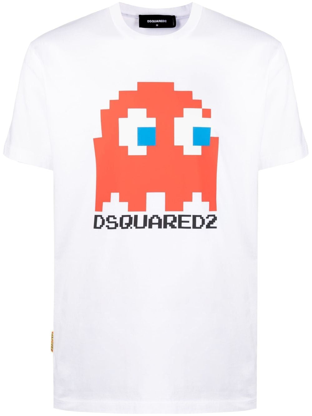 DSQUARED2 Graphic Cotton Crewneck T-Shirt for Men