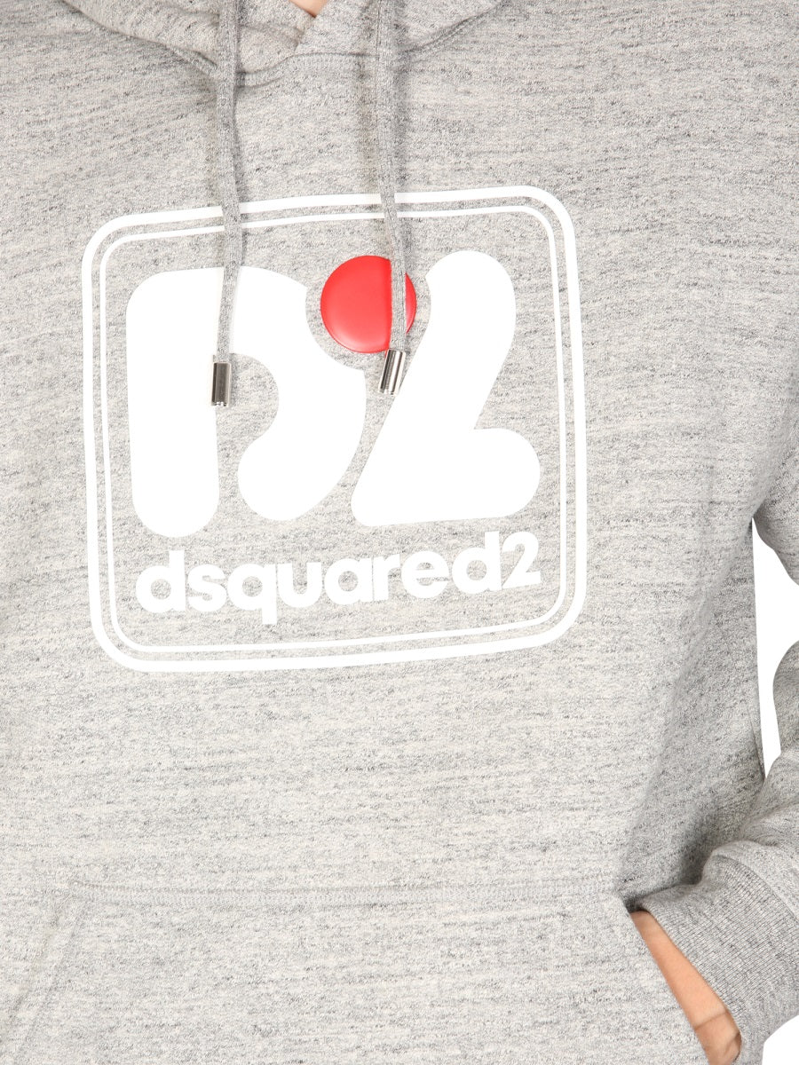 DSQUARED2 Camo Patch Anorak Sweatshirt
