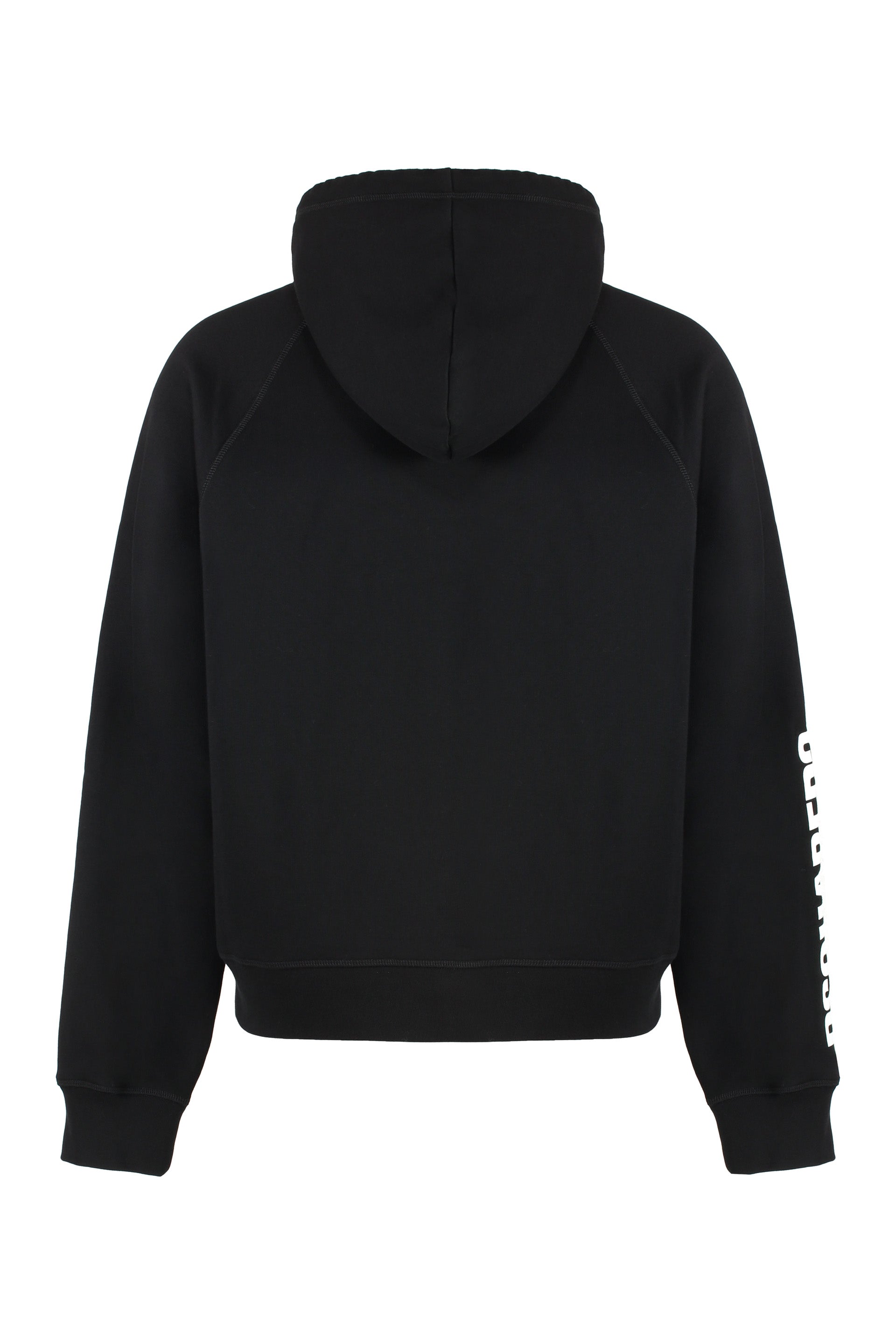 DSQUARED2 Cotton Hoodie with Raglan Sleeves - Fall/Winter 2024