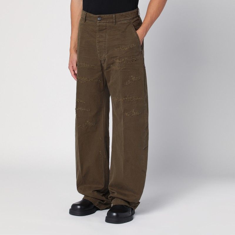 DSQUARED2 Wide Trousers with Wear - Men's Style