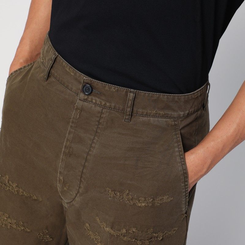 DSQUARED2 Wide Trousers with Wear - Men's Style