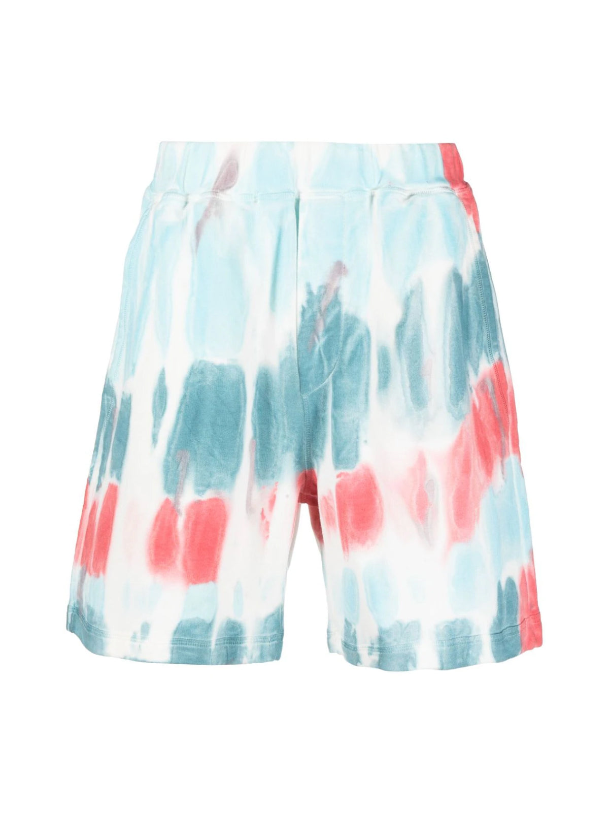 DSQUARED2 Relaxed Fit Tie Dye Distressed Shorts