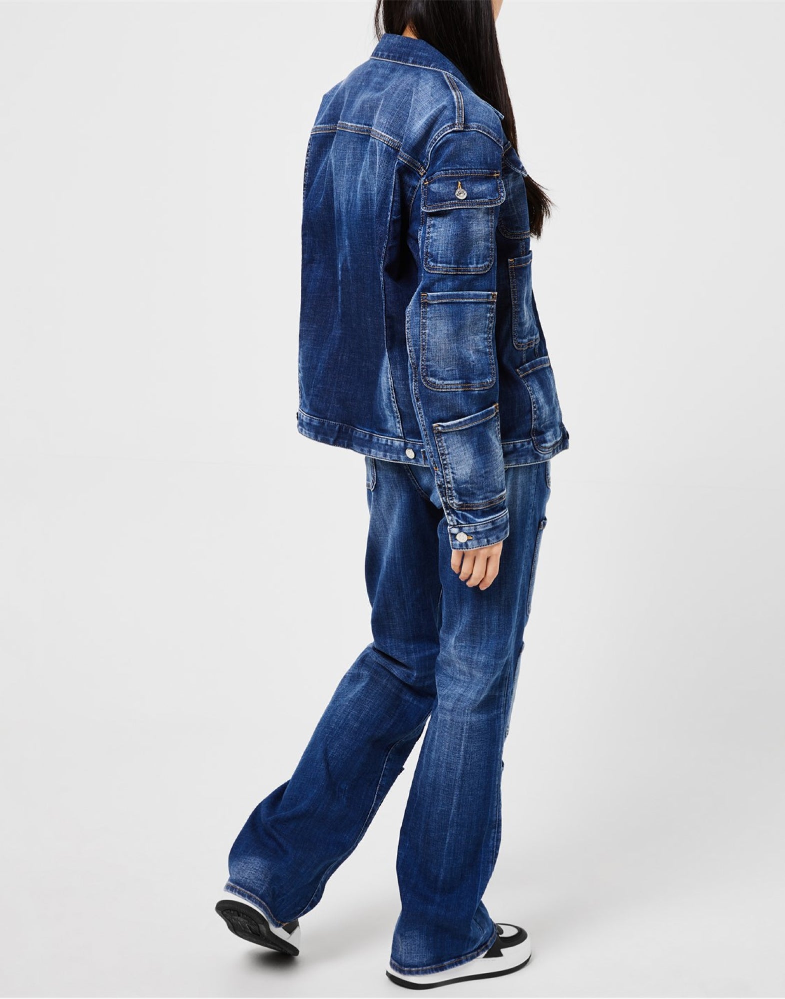 DSQUARED2 Tactical Jean Denim Jacket for Women - SS24 Edition