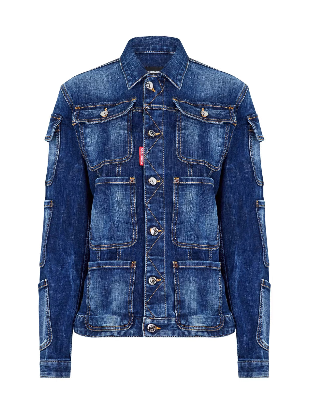 DSQUARED2 Tactical Jean Denim Jacket for Women - SS24 Edition