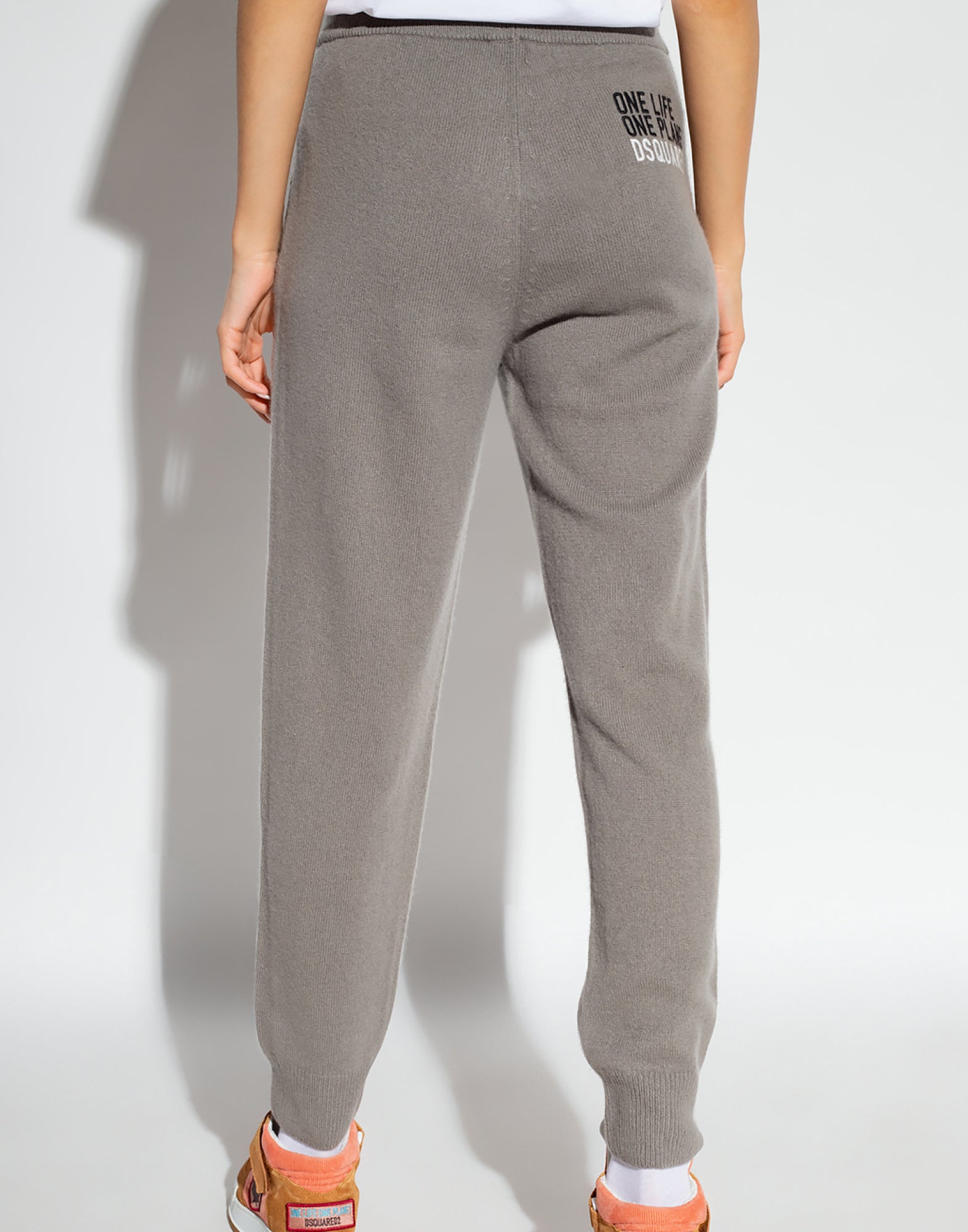 DSQUARED2 Cashmere Logo Knit Joggers for Women - FW23