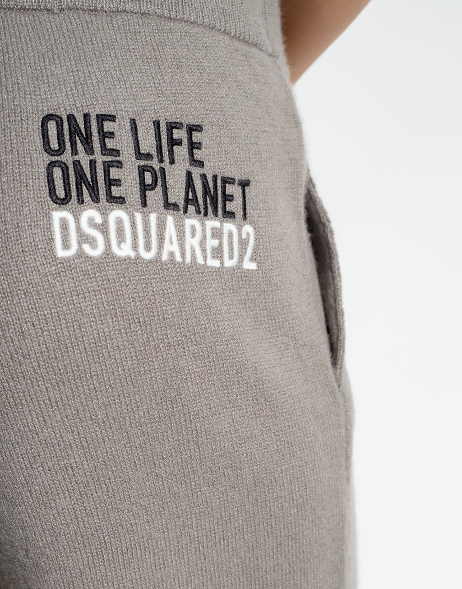 DSQUARED2 Cashmere Logo Knit Joggers for Women - FW23