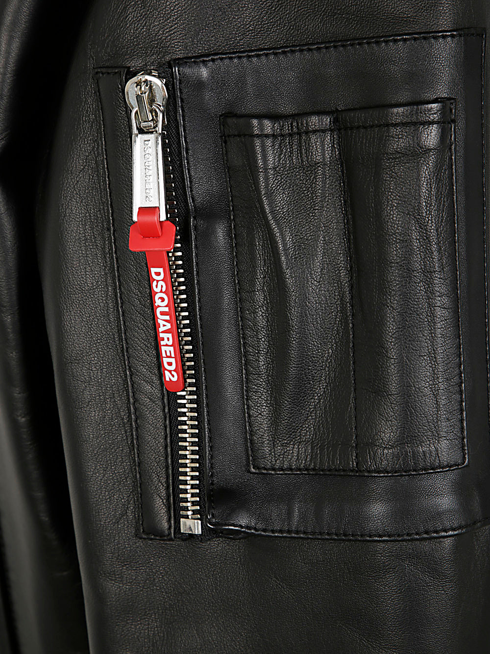 DSQUARED2 Men's Mini Leather Bomber Jacket