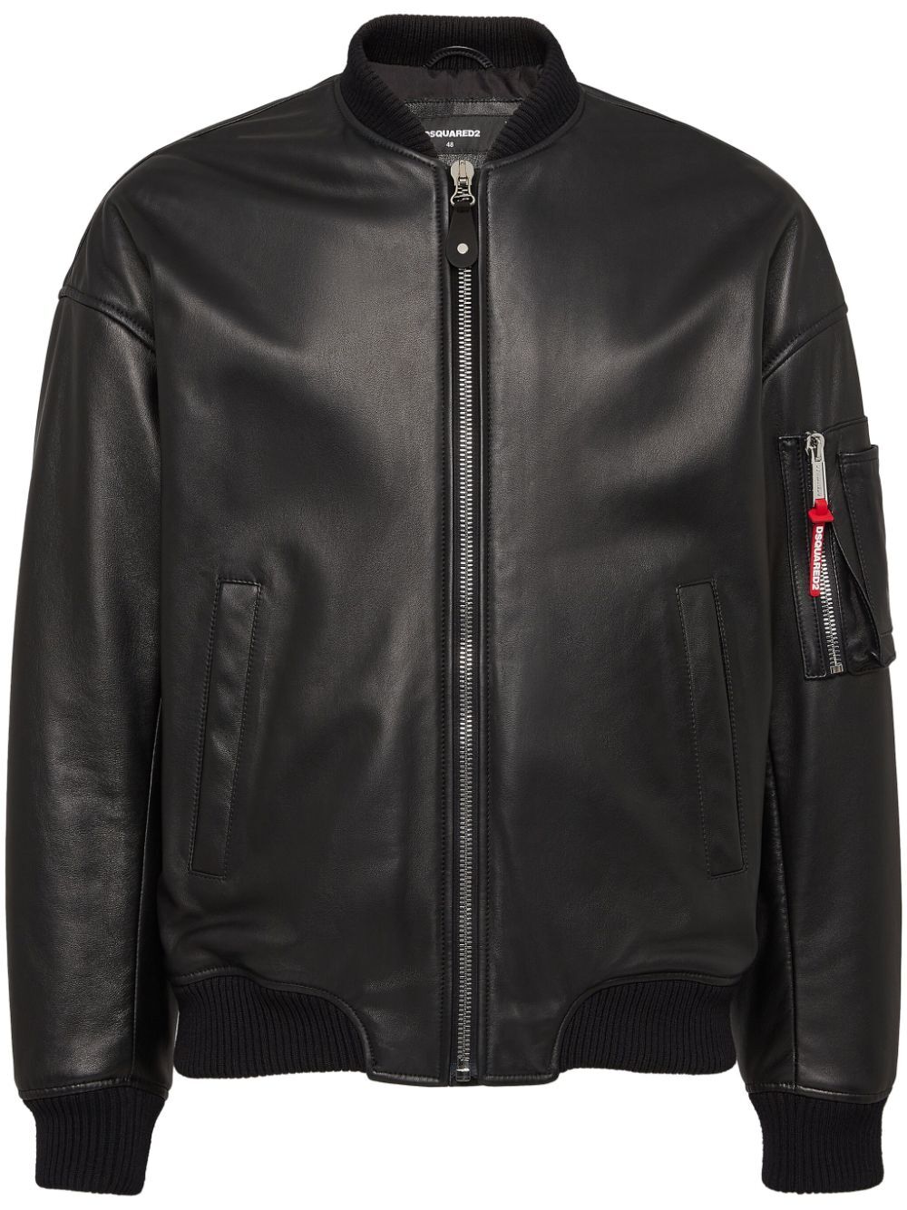 DSQUARED2 Men's Mini Leather Bomber Jacket