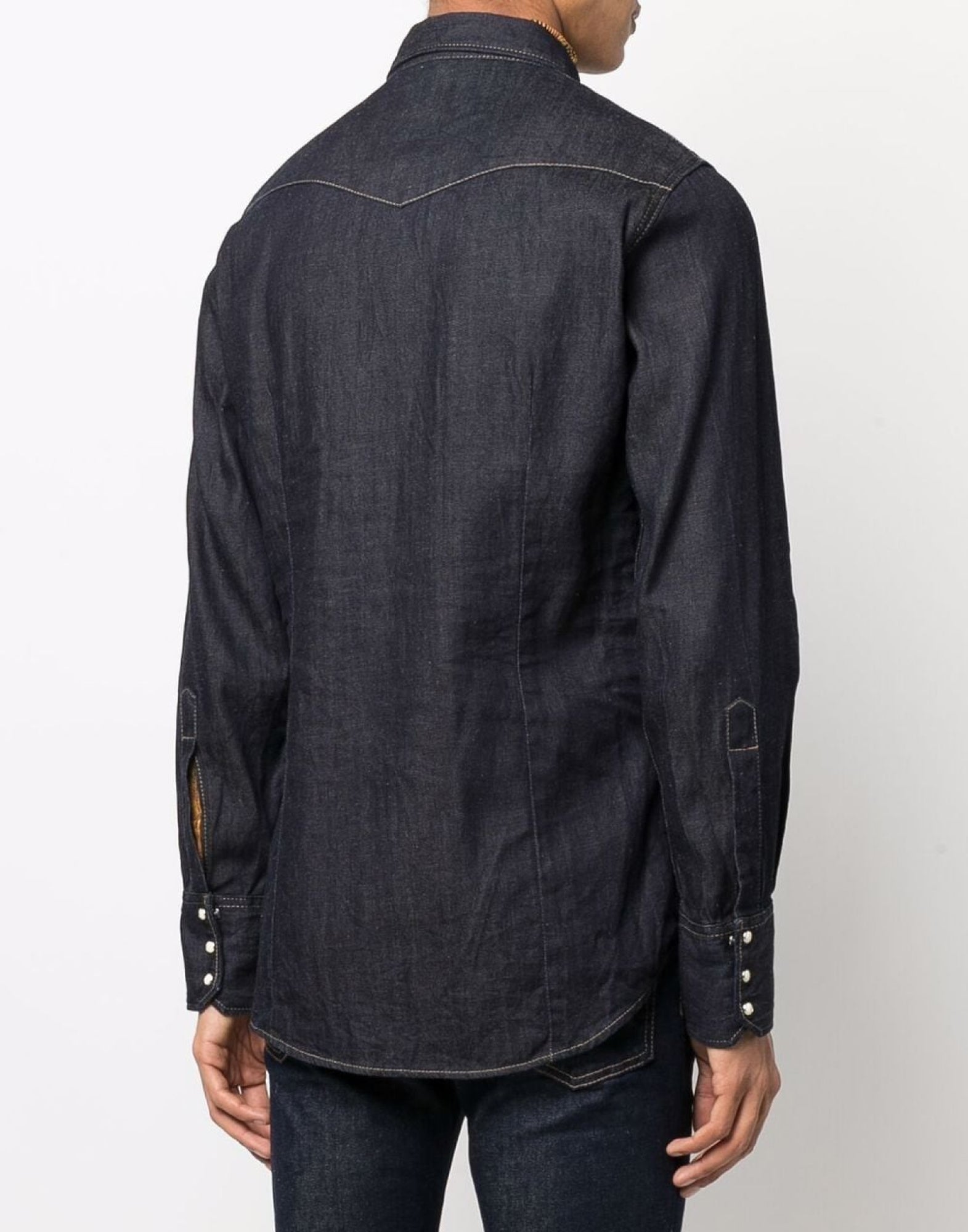 DSQUARED2 Hemp Western Denim Shirt for Men - FW24 Collection