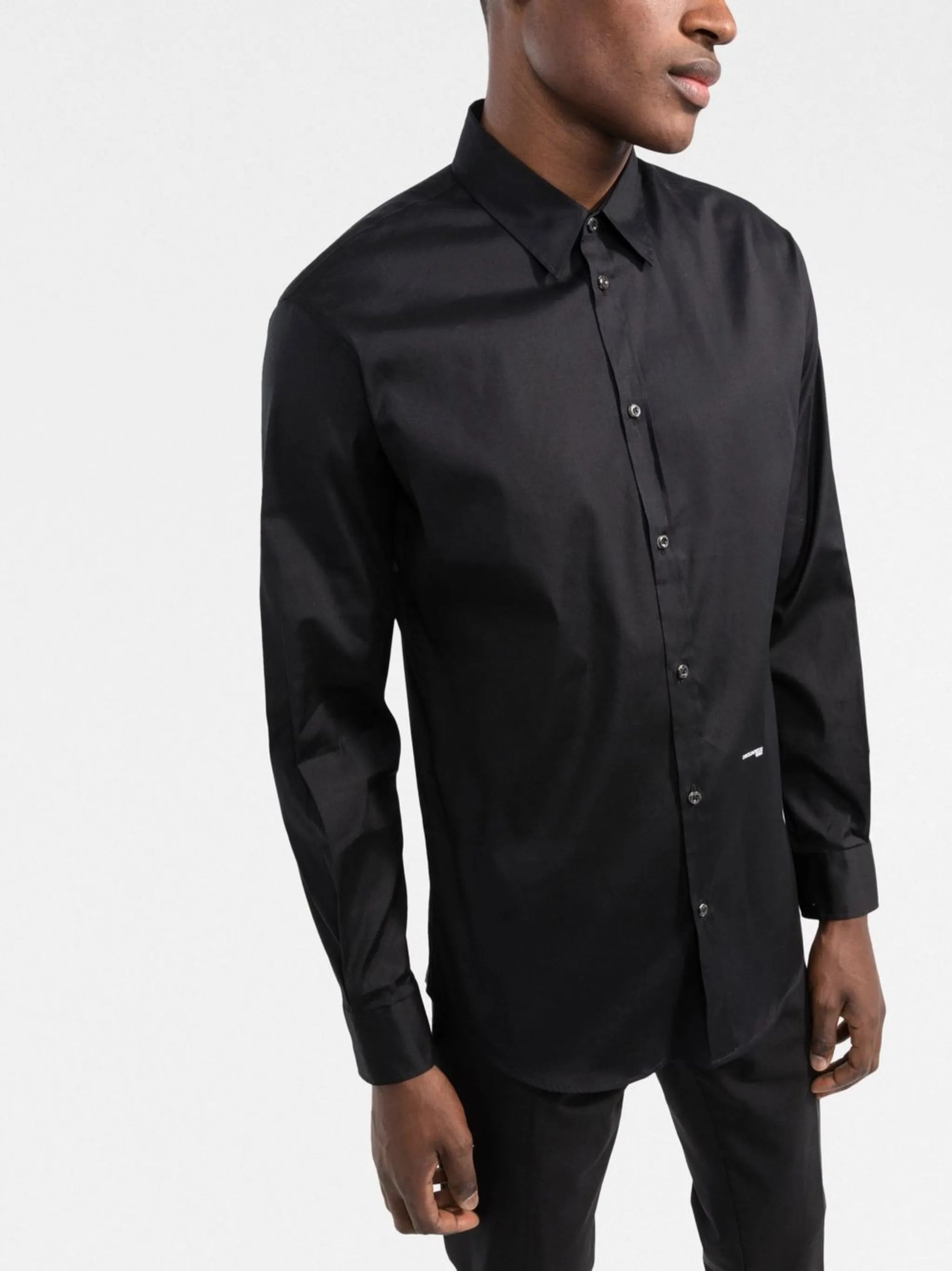 DSQUARED2 Relaxed Fit Black Shirt for Men
