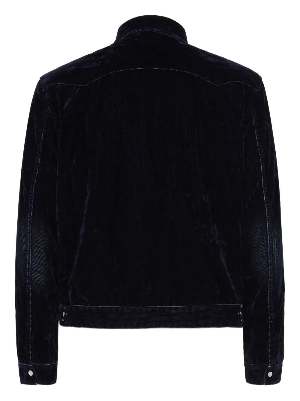 DSQUARED2 Flocked Denim Jacket for Men - FW25